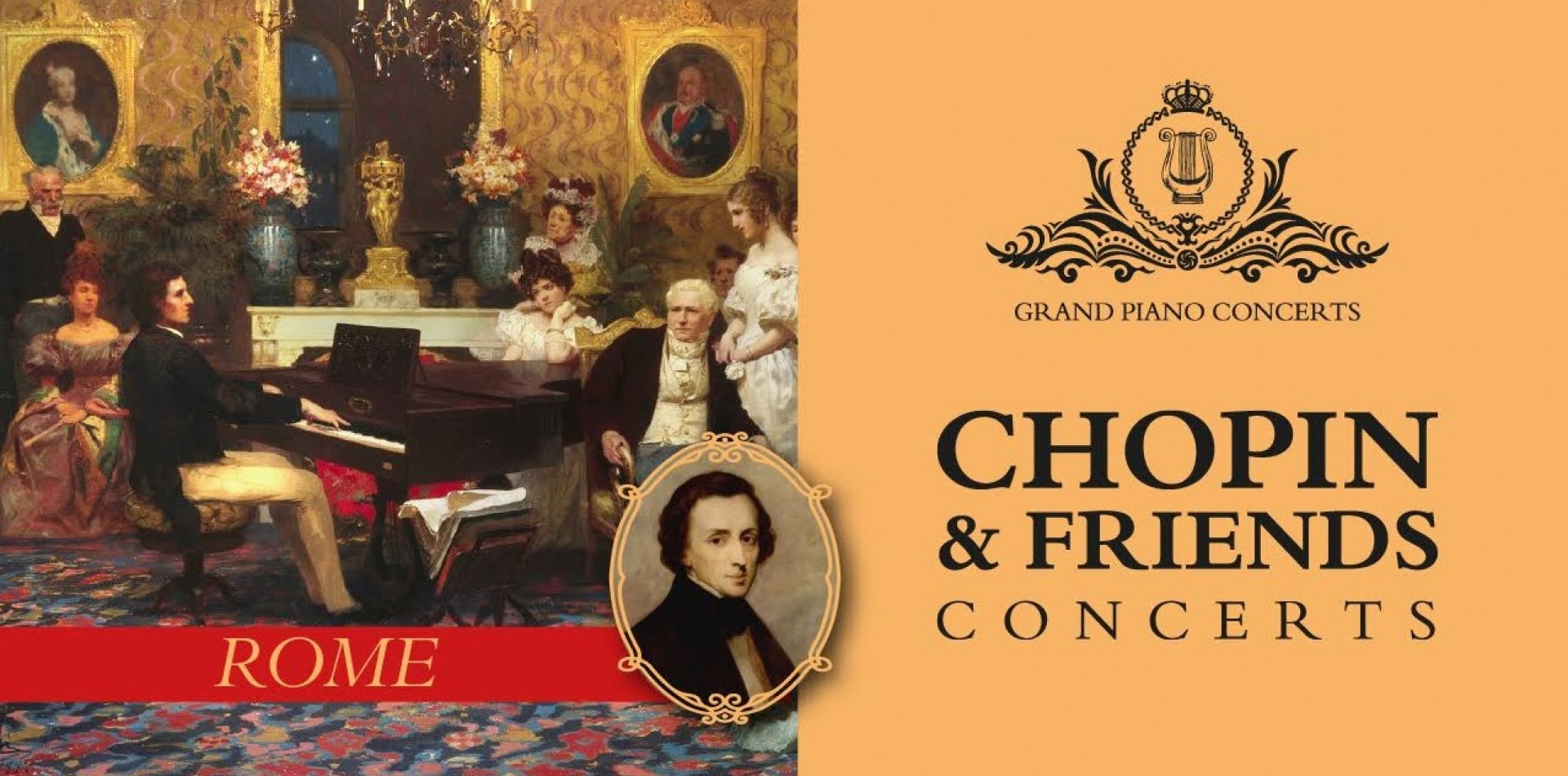 Chopin and Italian Friends with Traditional Italian Dinner