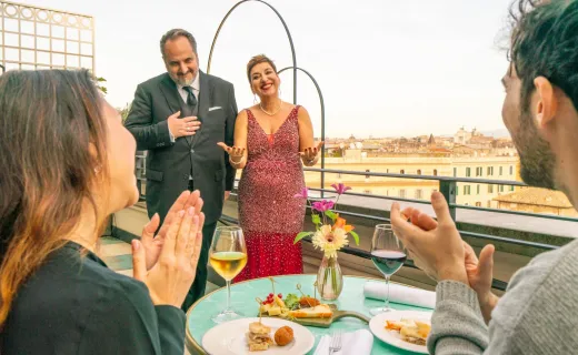 Opéra et Apéritif sur le Rooftop de Trastevere