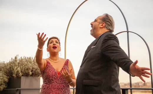 Opéra et Apéritif sur le Rooftop de Trastevere